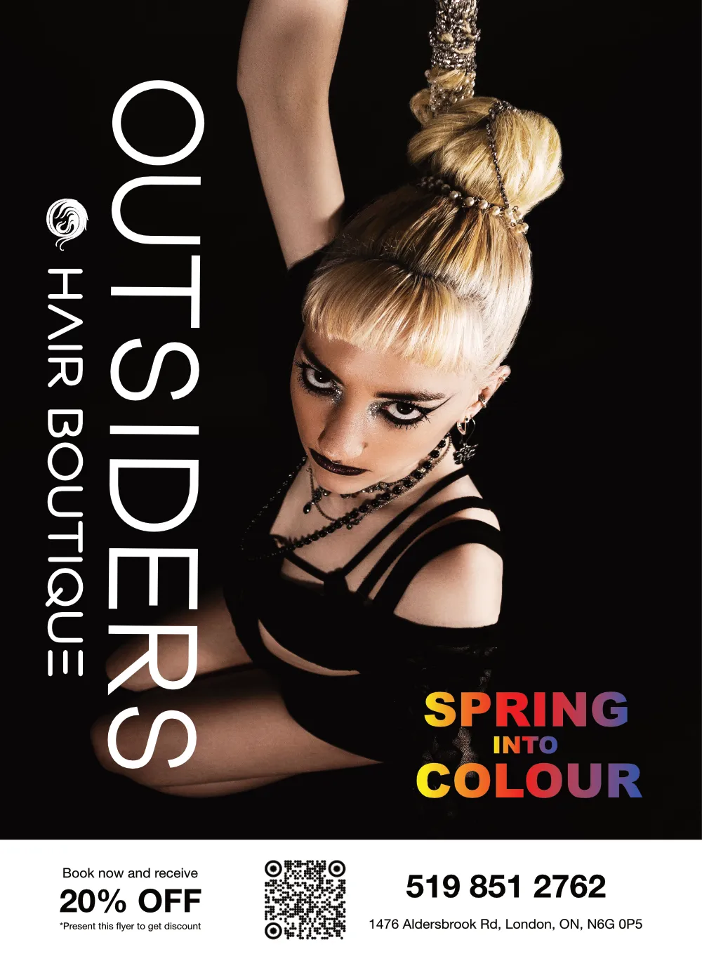 Outsiders Hair Boutique branded marketing design gallery cover