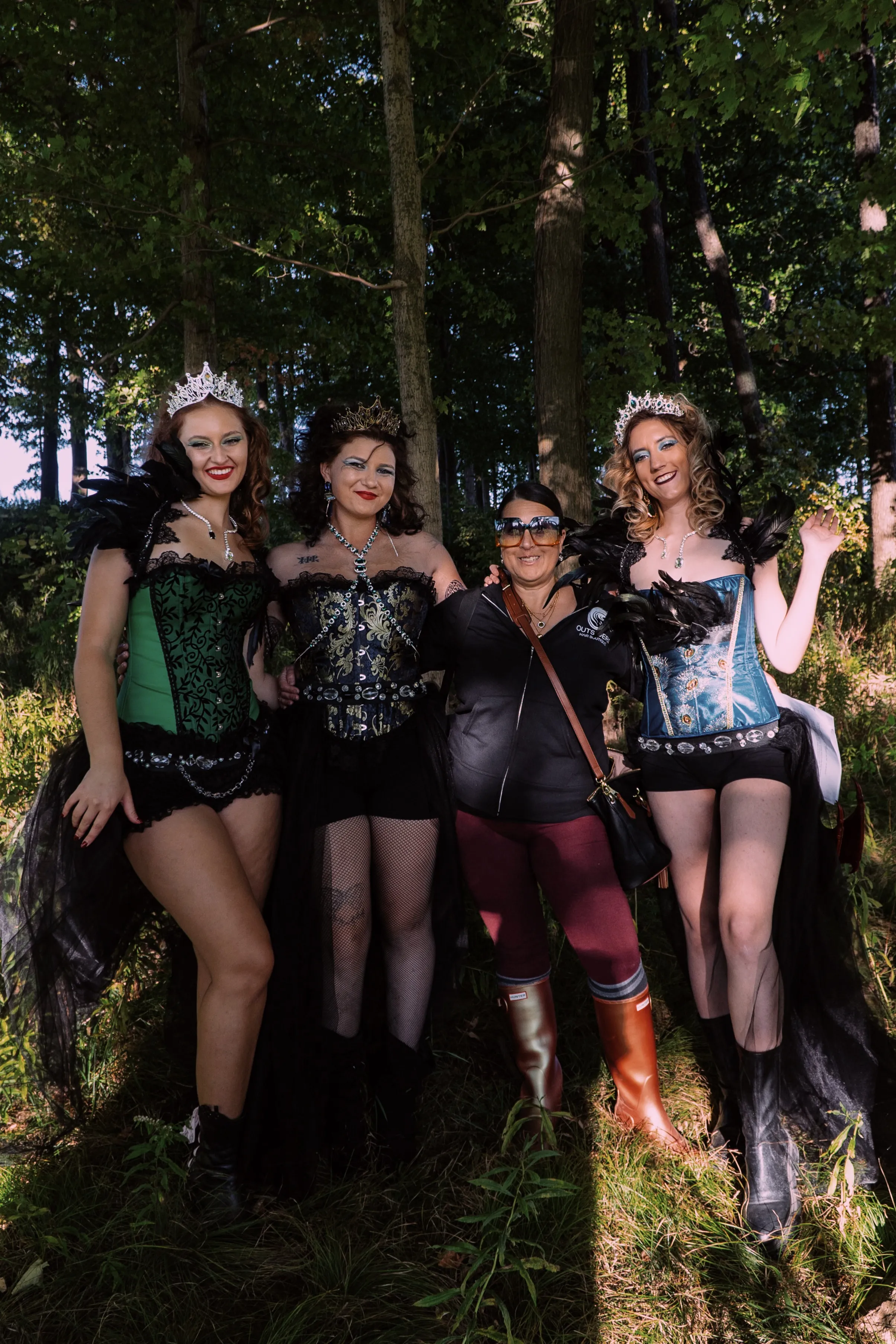 Fallen Angel creative outdoor editorial photoshoot cover