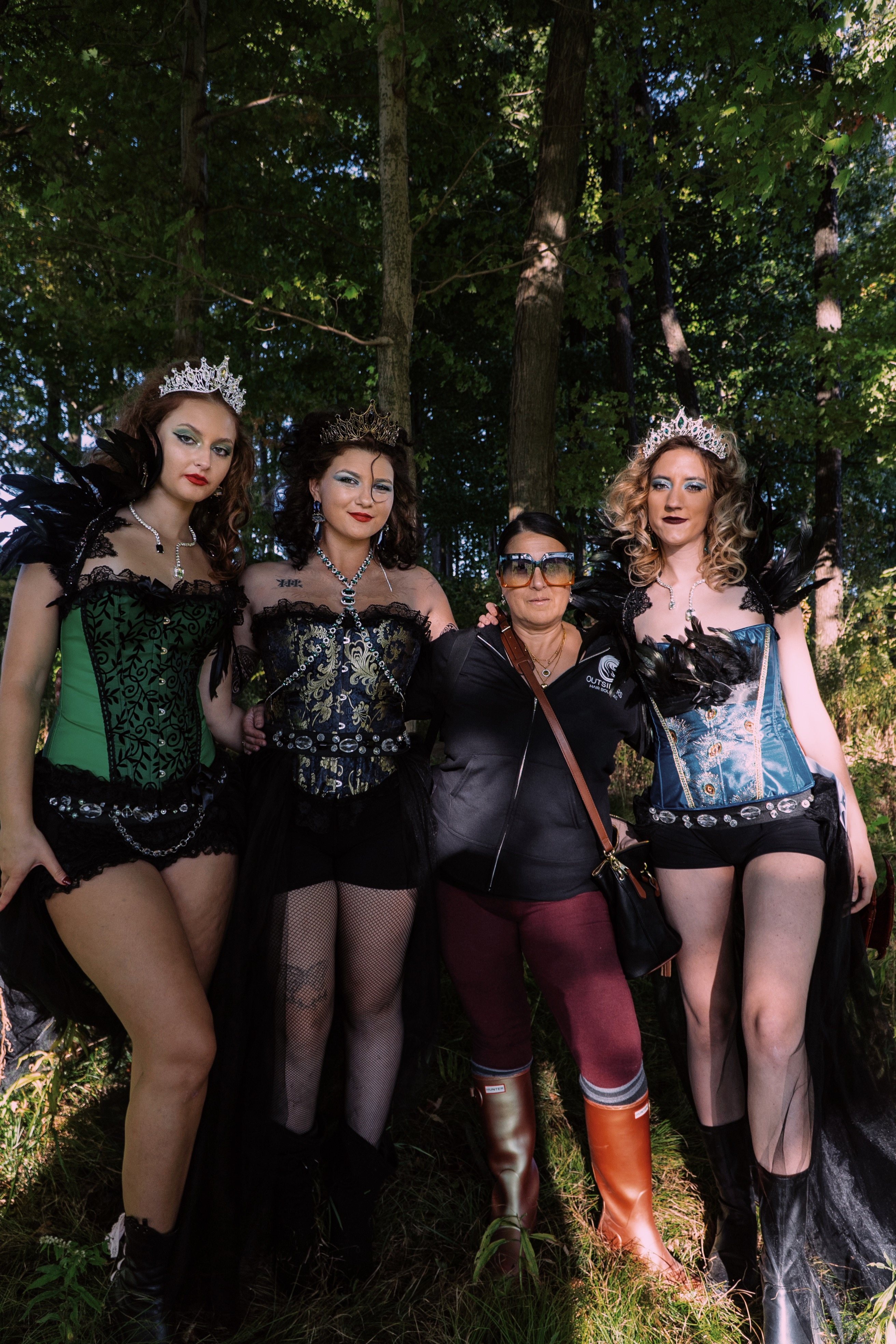 Fallen Angel creative outdoor editorial photoshoot cover