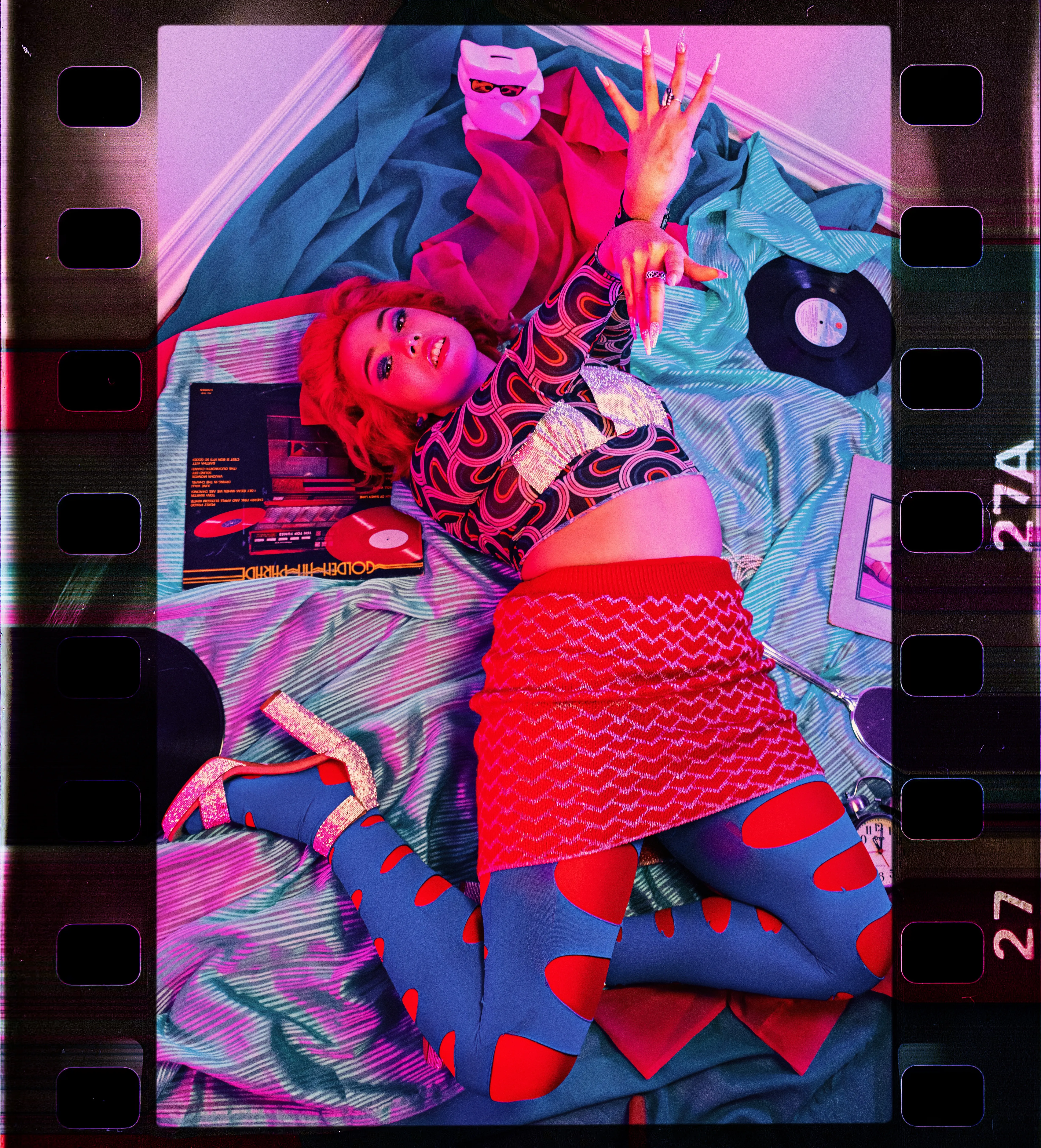 PURRR Photoshoot editorial session look 3