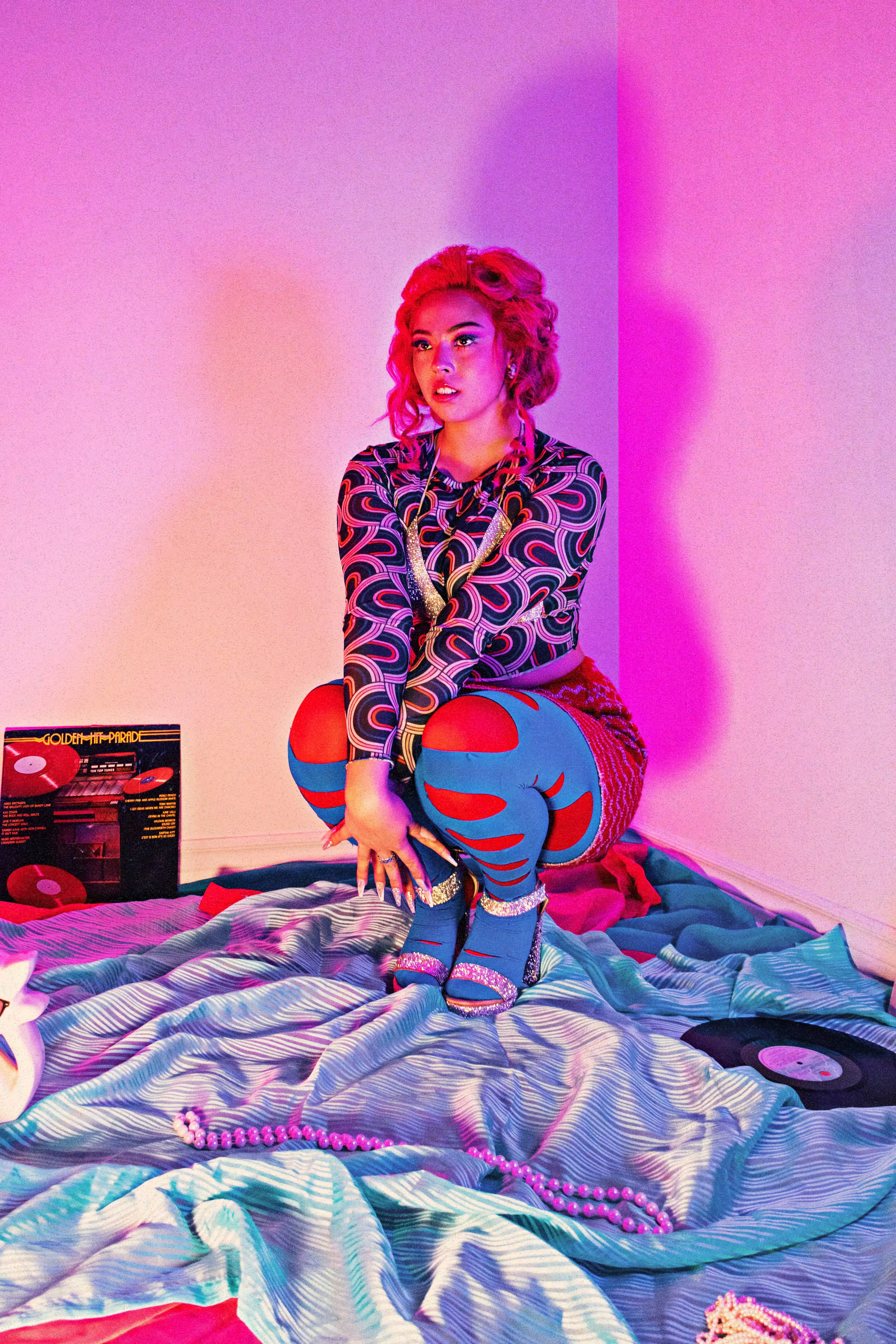 PURRR Photoshoot editorial session look 7